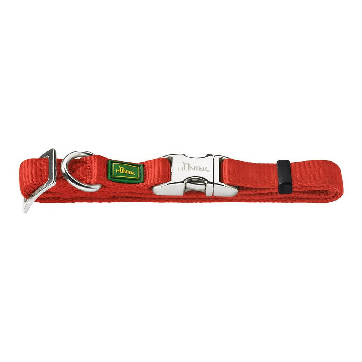 Hundehalsband Hunter Basic L Rot 45-65 cm | MONTE PETS