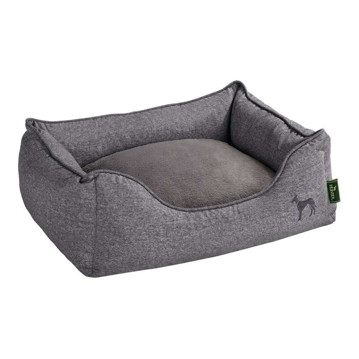 Hundesofa Hunter Boston Grau 60 x 50 cm von MONTE PETS in elegantem Grau für maximum Komfort und Stil.