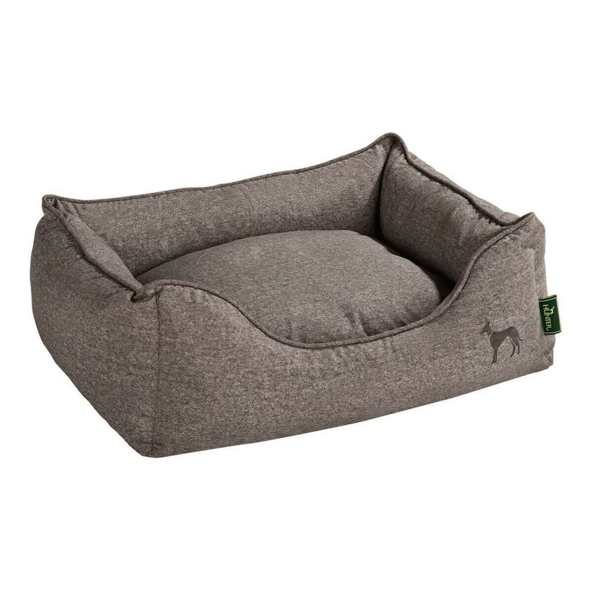 Hundesofa Hunter Boston 80x60 cm Braun von MONTE PETS, stilvolles und komfortables Hundebett für gemütliche Ruheplätze.