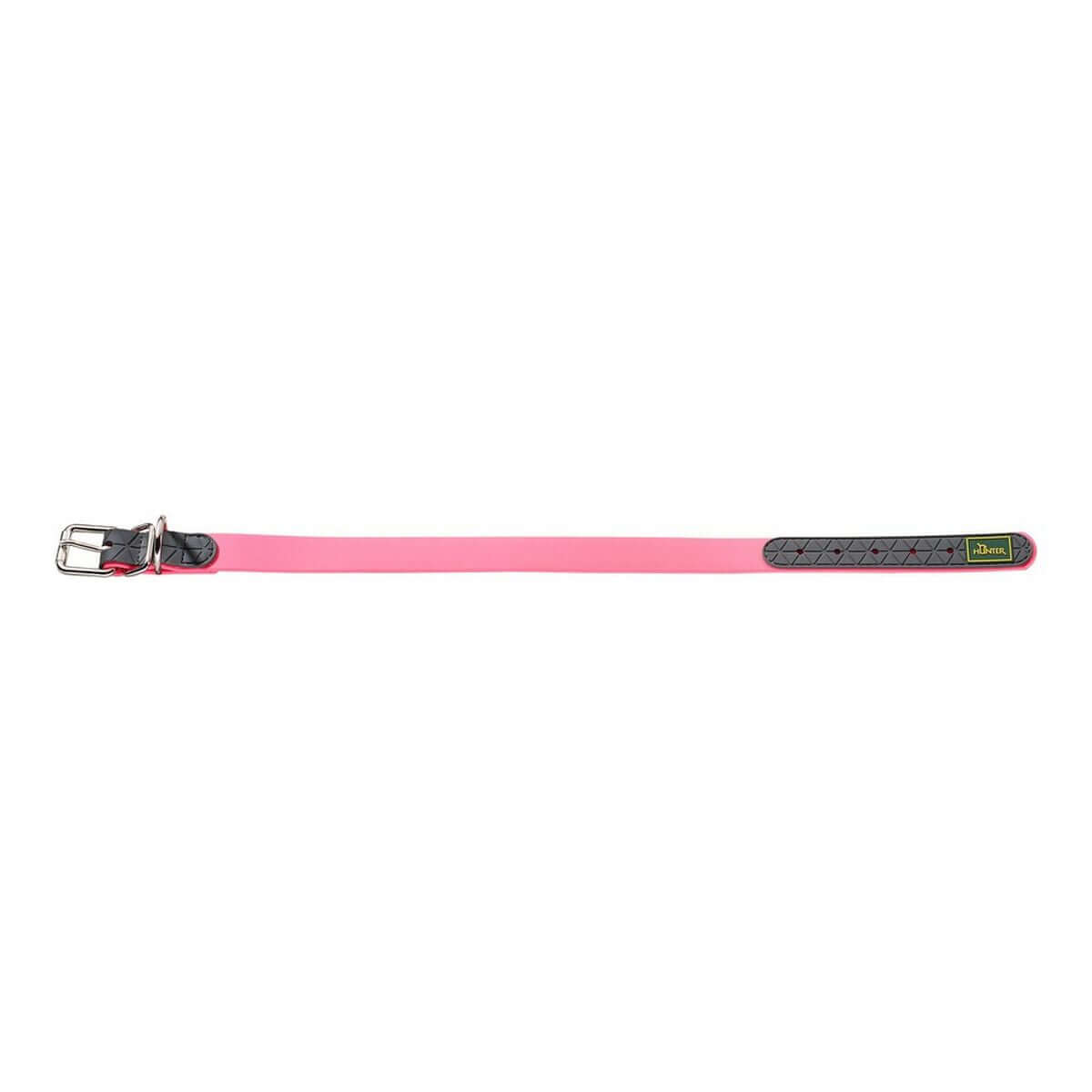 Hundehalsband Hunter Convenience Rosa 28-36 cm in leuchtendem Rosa mit robustem Material und Schnalle