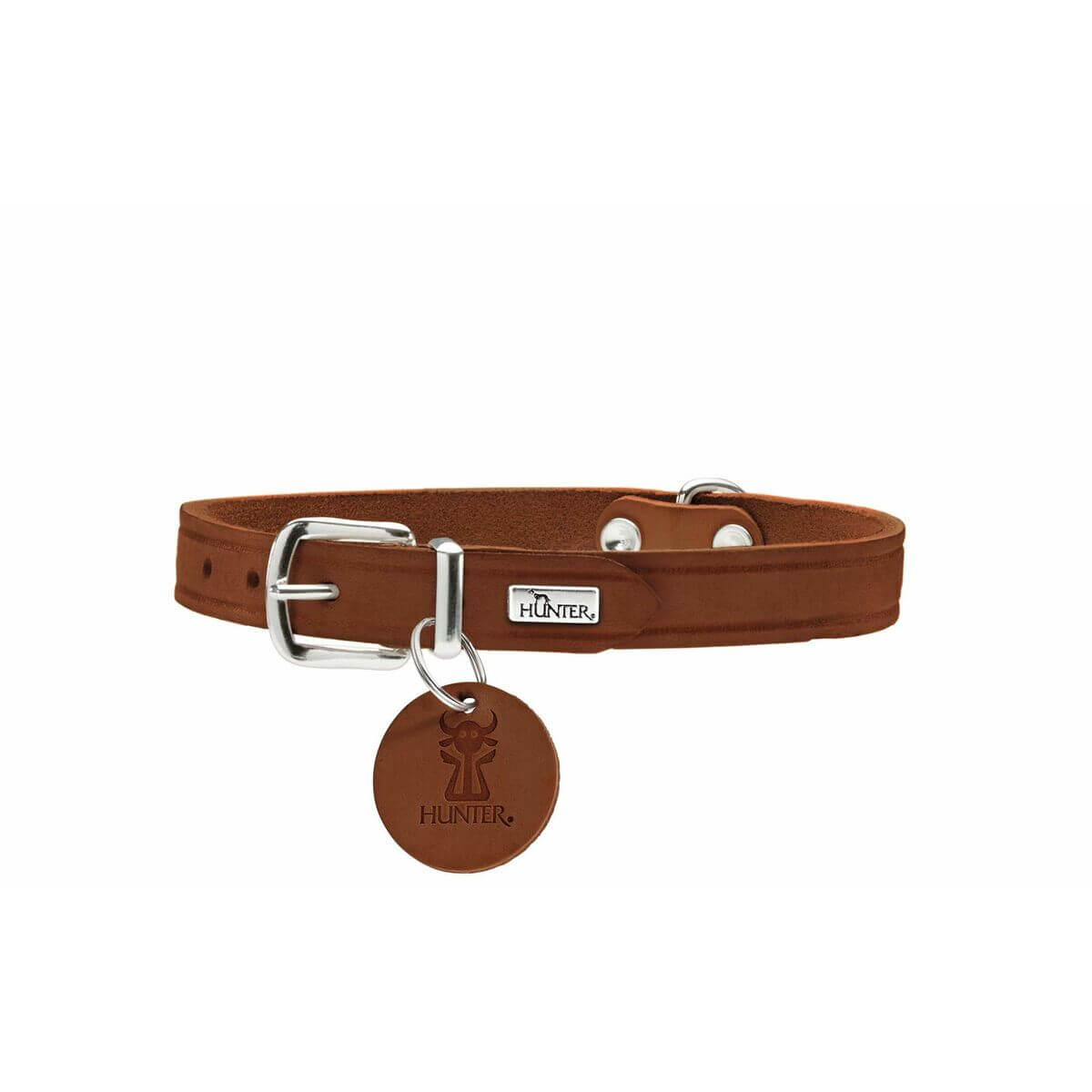 Hundehalsband Hunter Aalborg Braun 38-47 cm | MONTE PETS