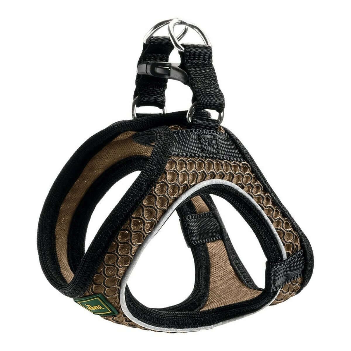 Hundegeschirr Hunter Hilo-Comfort Braun XXS – atmungsaktives Design für kleinen Hunden