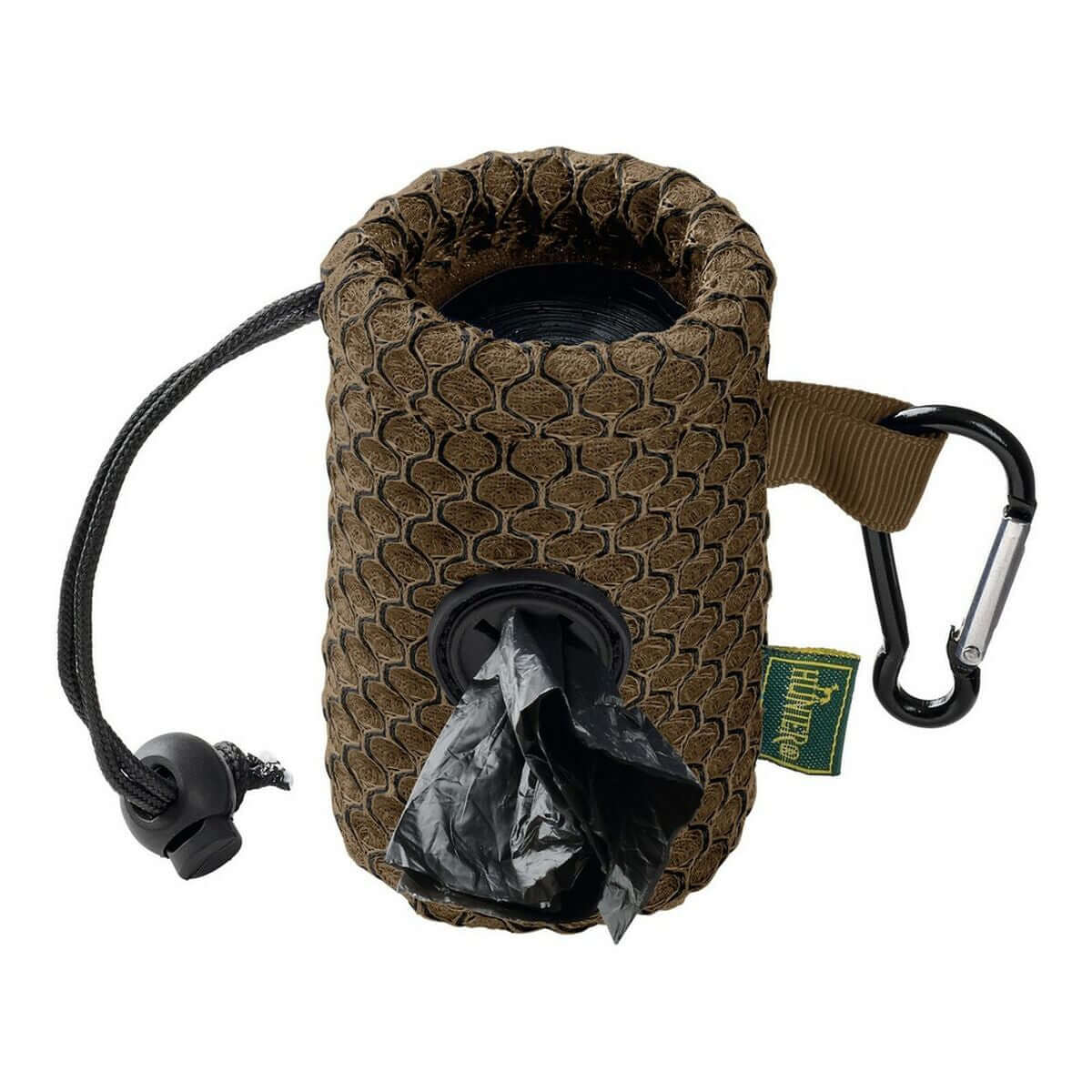 Beutelspender Hunter Braun – praktischer Beutelhalter für Hunde mit stilvollem Design von MONTE PETS