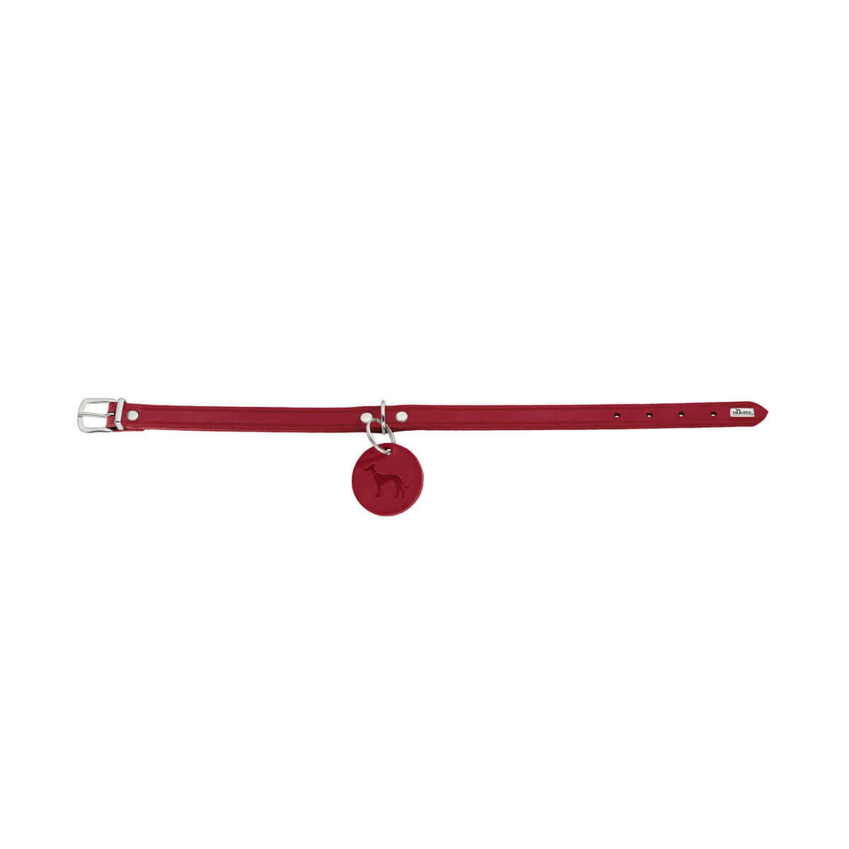 Hundehalsband Hunter Aalborg Rot S 32-38 cm | MONTE PETS