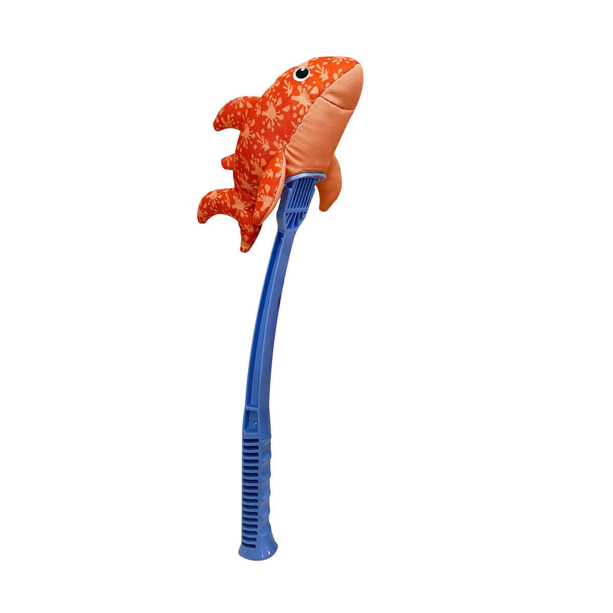 Hunter Hundespielzeug Orange M/L im Design eines Fisches, ideal für aktive Hunde und Wasserspaß.