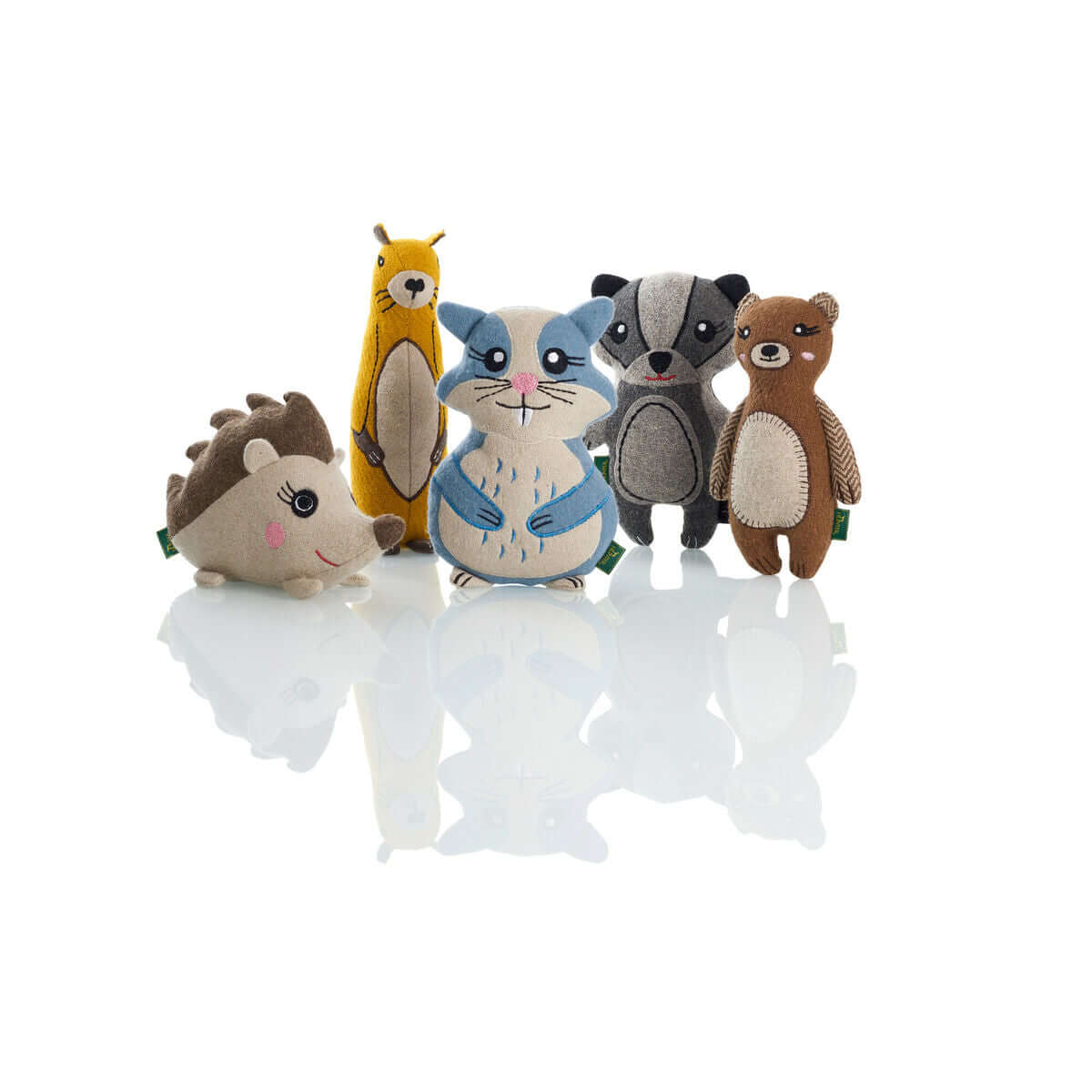 Hunter Kuscheltier für Hunde Grau 20 cm - verschiedene tierische Kuschelspielzeuge von MONTE PETS