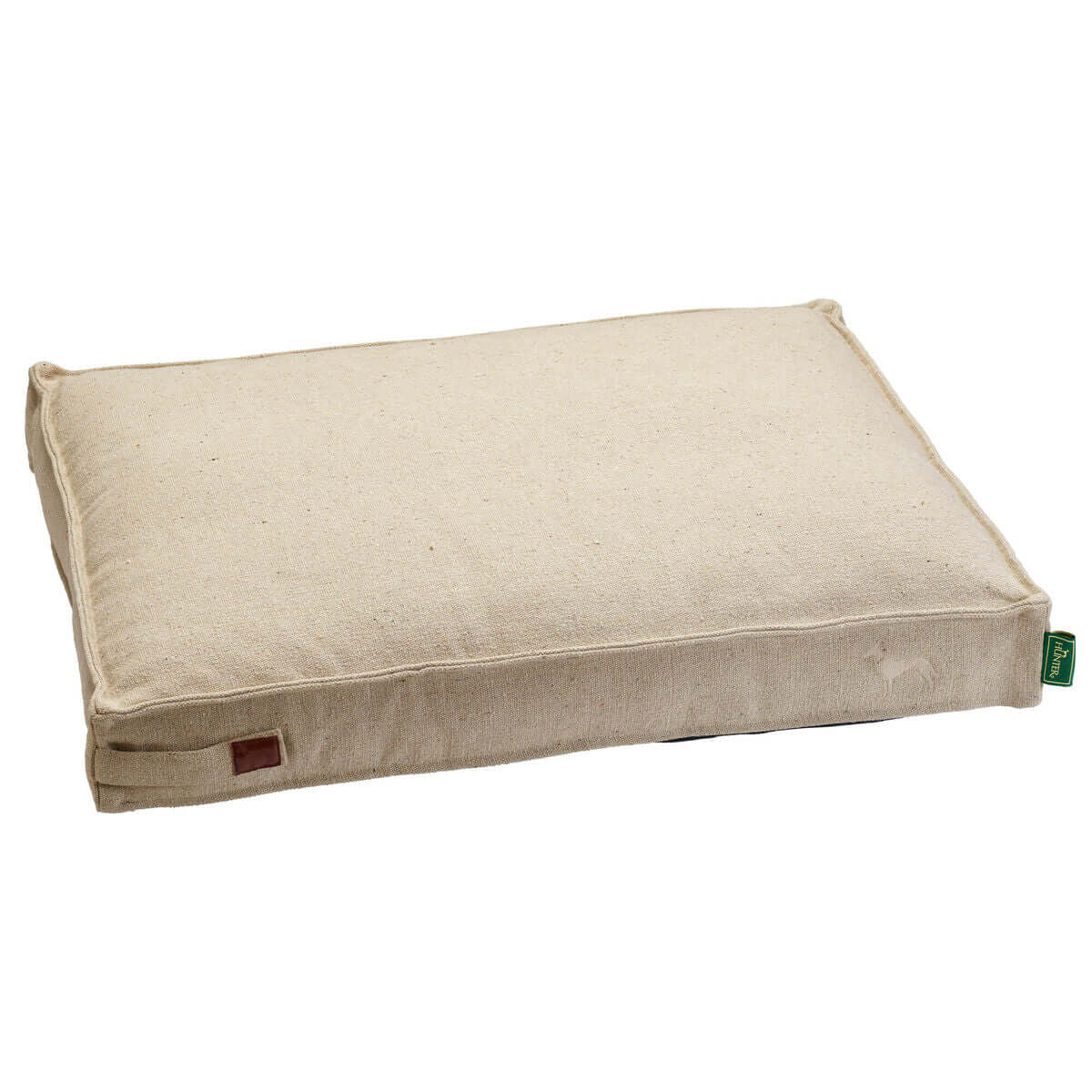 Hunter Belluno Hundekissen Beige 100 × 70 cm für Hunde, weiches und modernes Design von MONTE PETS.