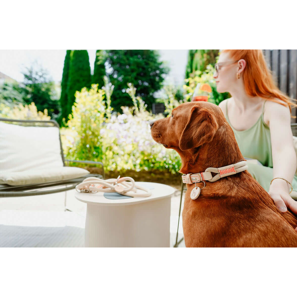 Hunter MALIA – Hundeleine Beige 1 x 200 cm | MONTE PETS