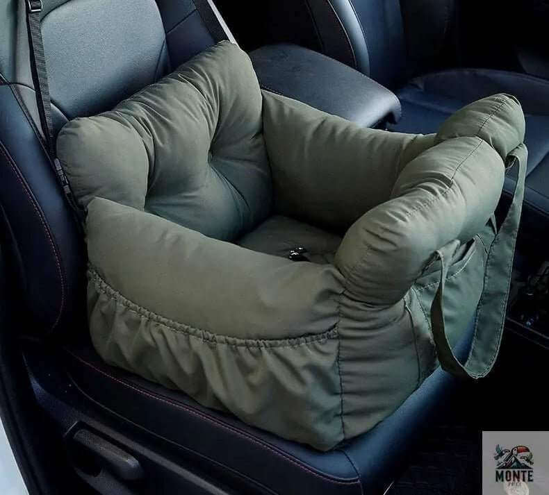 Autohundesitz mit Tragetasche Grün S/L | MONTE PETS