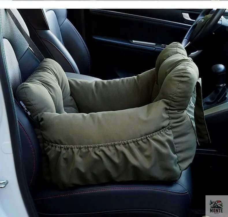 Autohundesitz mit Tragetasche Grün S/L | MONTE PETS