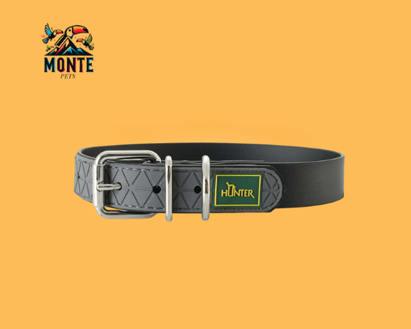 Hundehalsband Hunter Convenience Schwarz 47-55 cm | MONTE PETS 