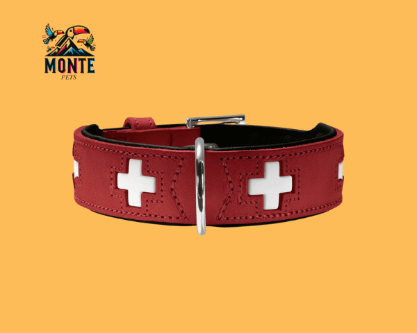 Hunter Swiss – Hundehalsband Rot 41-49 cm | MONTE PETS