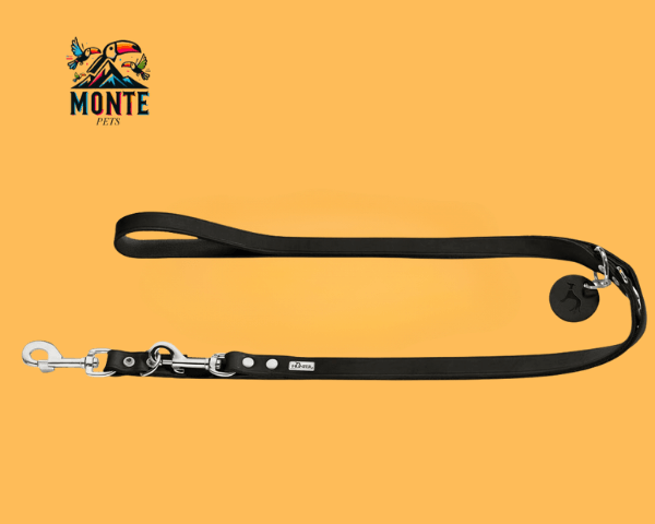 Hundeleine Hunter Schwarz 200 cm | MONTE PETS 