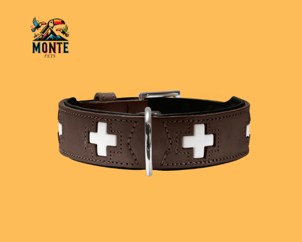 Hunter Swiss – Hundehalsband Schwarz 38-43.5 cm | MONTE PETS
