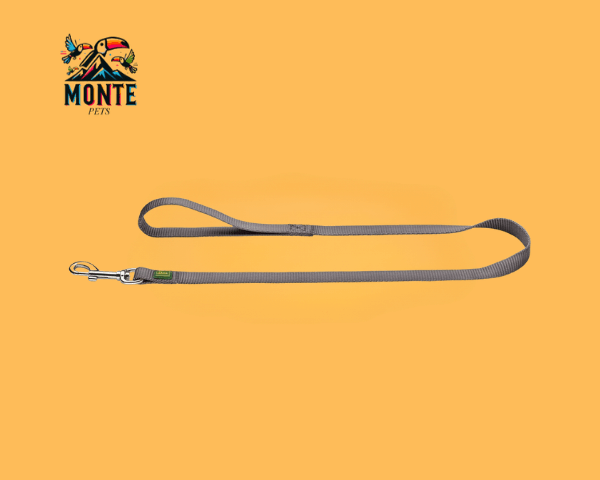 Hunter – Hundeleine Grau 100 cm | MONTE PETS 