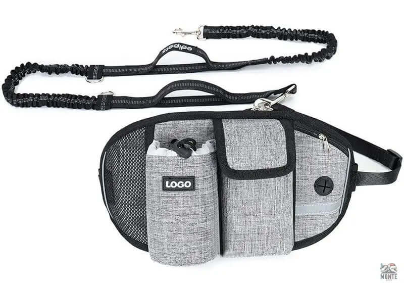 Freihand-Gürteltasche – Hundesicherheit Schwarz Unisex | MONTE PETS