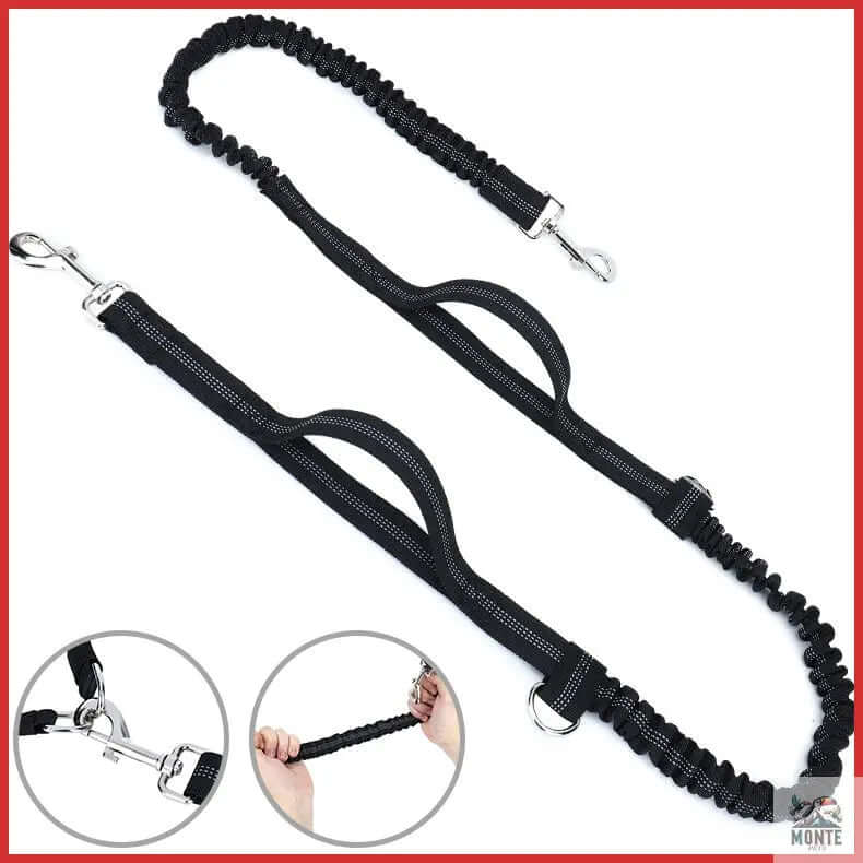 Freihand-Gürteltasche – Hundesicherheit Schwarz Unisex | MONTE PETS