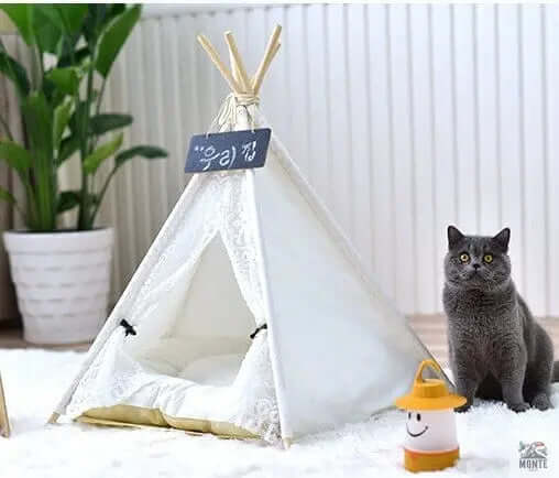 Haustier-Tipi - CozyTeepee - 50x50x60 cm