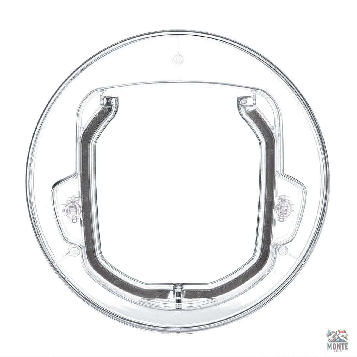 Haustiertür Transparent Rund | Komfortabler Zugang für Katzen & kleine Hunde