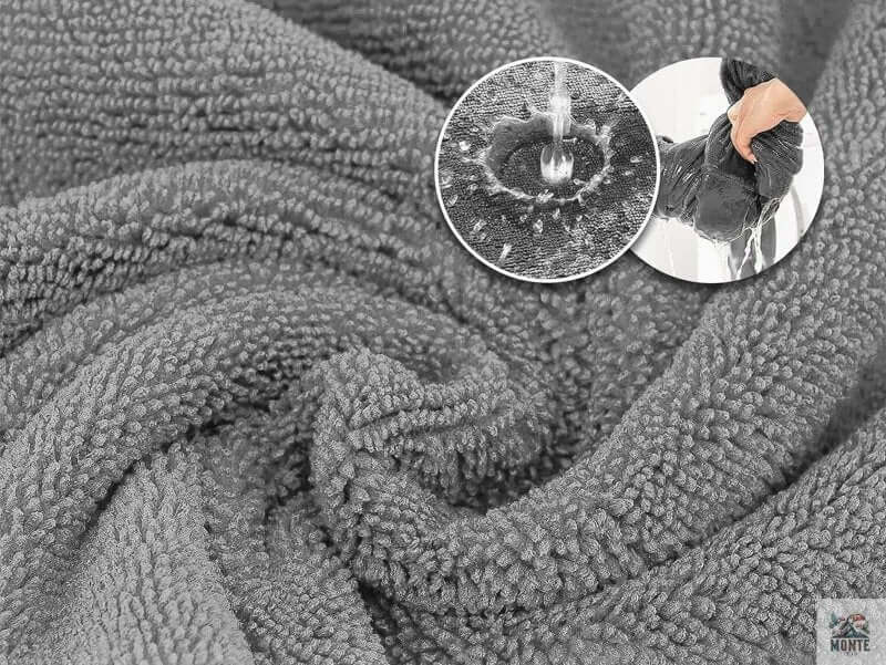 FluffyDry – Hunde Bademantel aus Mikrofaser | MONTE PETS