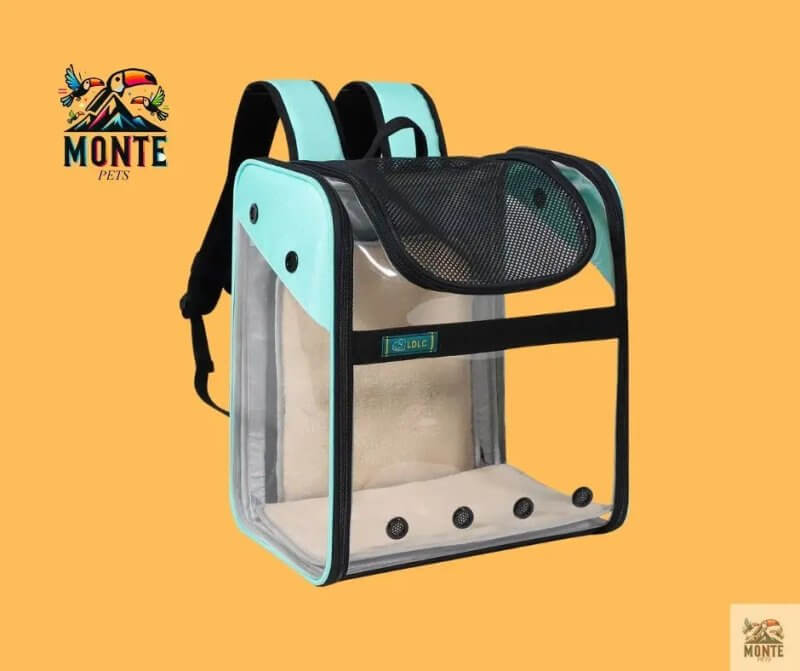 TravelBuddy – Katzenrucksack mit Sichtfenster und Belüftung | MONTE PETS