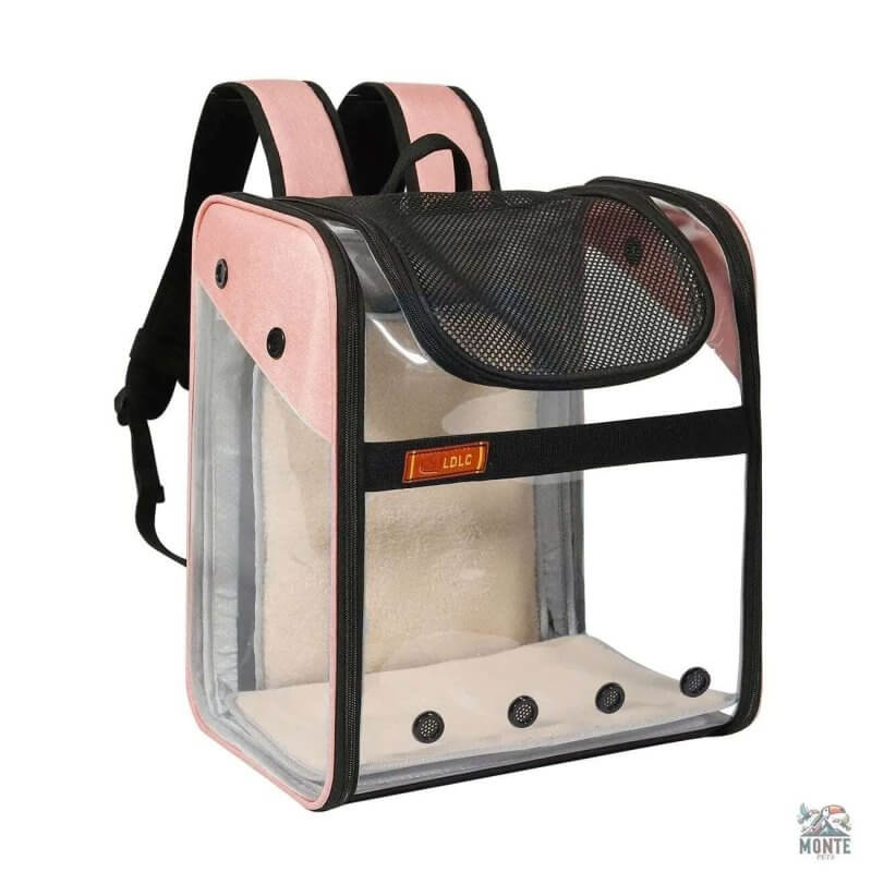TravelBuddy – Katzenrucksack mit Sichtfenster und Belüftung | MONTE PETS