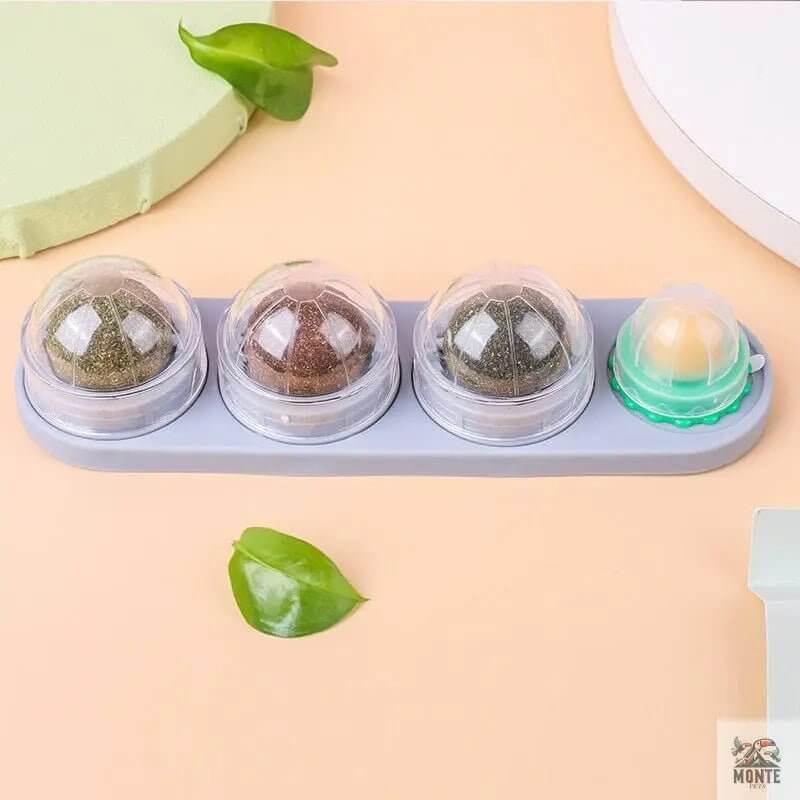 Lick & Play – Katzensnack mit Katzenminze und Spielstation | MONTE PETS