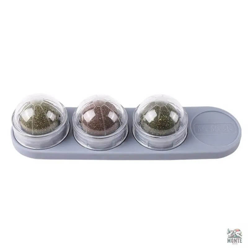 Lick & Play – Katzensnack mit Katzenminze und Spielstation | MONTE PETS