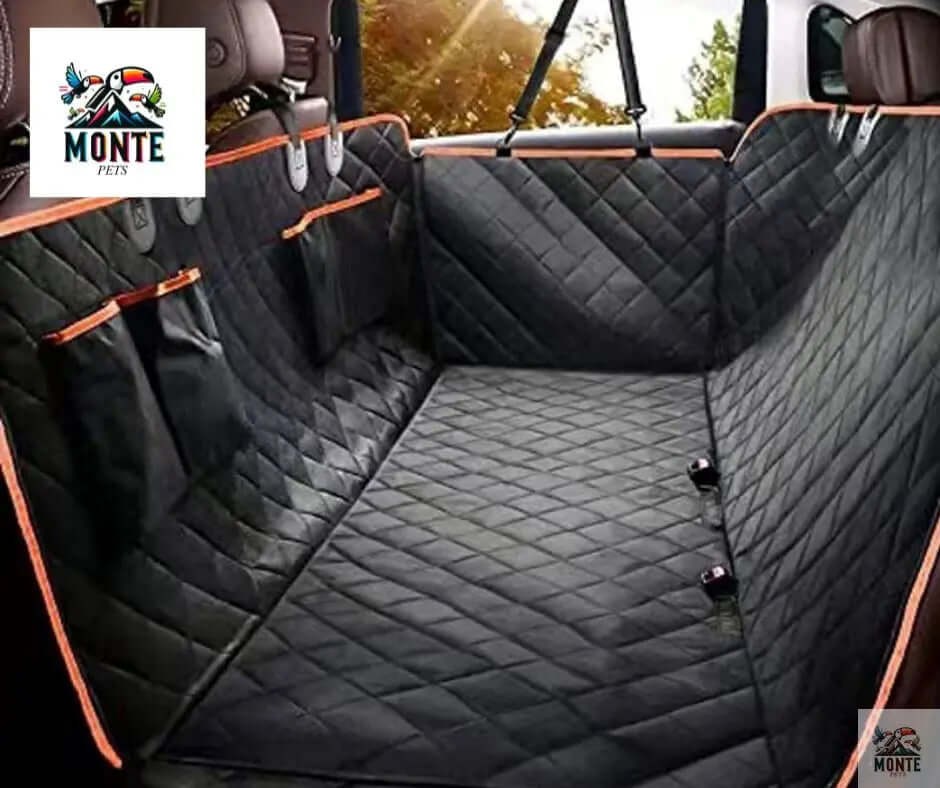 Premium Autoschutzdecke TravelGuard Pro Schwarz 147x137 cm | MONTE PETS