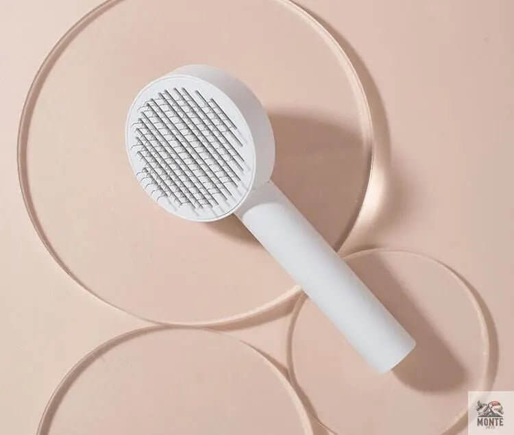 EasyClean – Fellbürste mit Ein-Klick-Haarentfernung für Hunde & Katzen | MONTE PETS