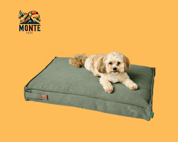 Hunter Belluno Hundebett Grün 100 x 70 cm | MONTE PETS