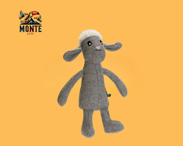 Hunter Marle Hundespielzeug Grau – weiches Kuscheltier für Hunde von MONTE PETS.