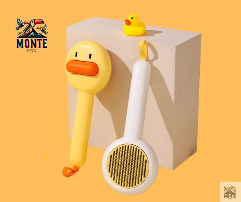 Selbstreinigende Haustierbürste „DuckCare“ | MONTE PETS
