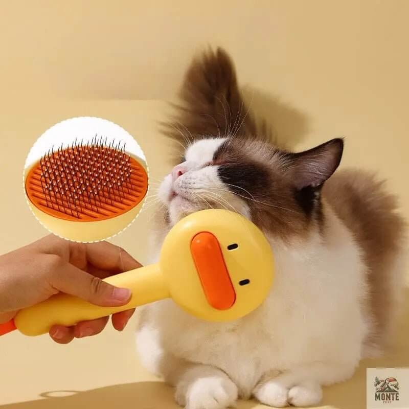 Selbstreinigende Haustierbürste „DuckCare“ | MONTE PETS