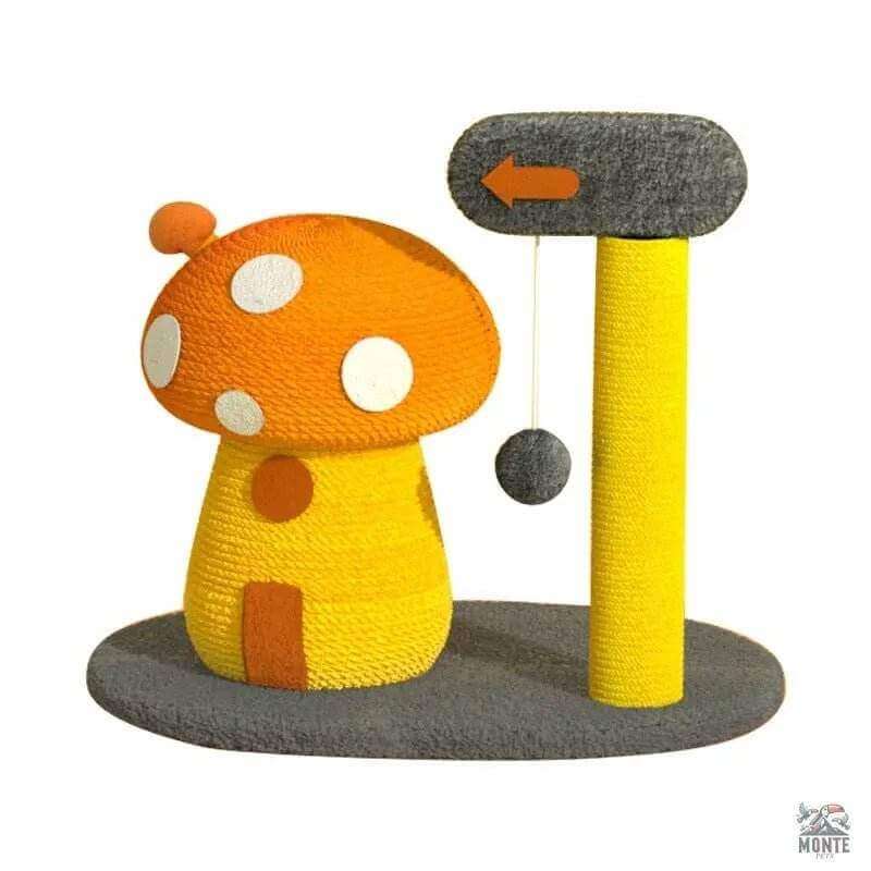 Abenteuer-Pilzhaus – Kratzspielzeug und Rückzugsort | MONTE PETS