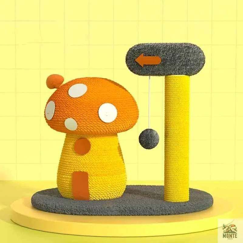 Abenteuer-Pilzhaus – Kratzspielzeug und Rückzugsort | MONTE PETS