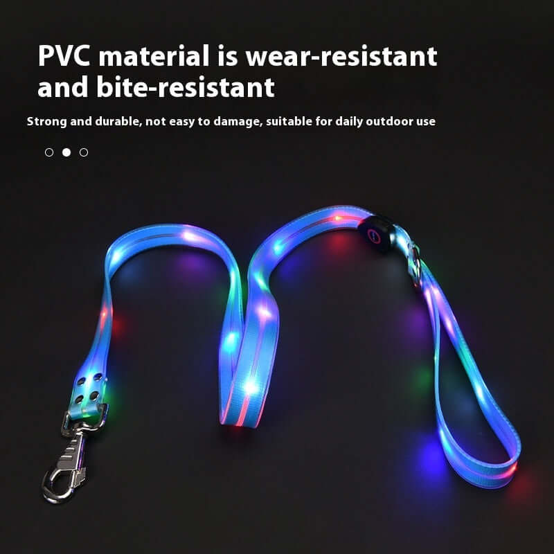 LED Collar Light-emitting Hand Holding Rope Pet Supplies 