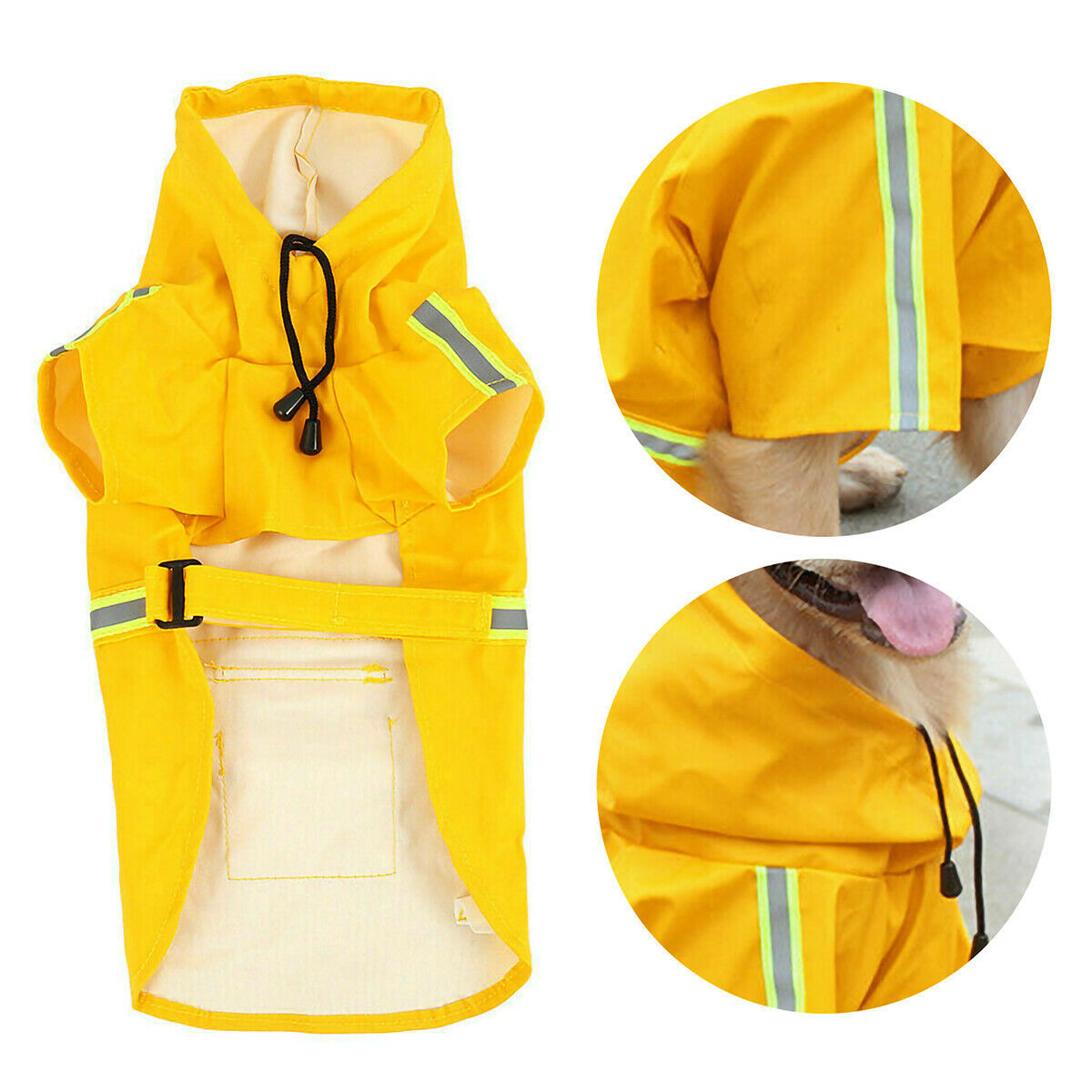 Gelbe Hunde-Regenjacke - WetterFest Pro