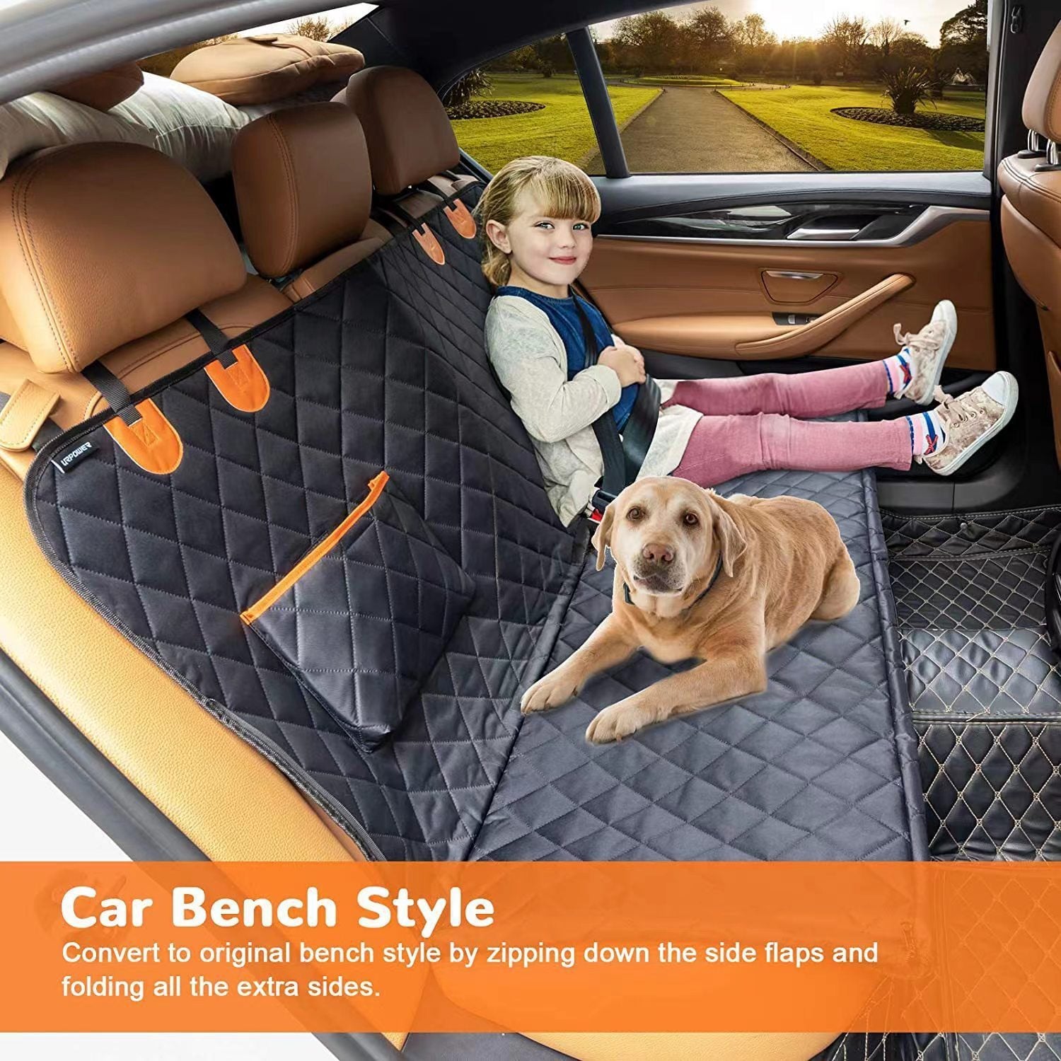 Pet Mat Car Rear Seat Cushion Water And Dirt Resistant Anti-bite-MONTE-PETS