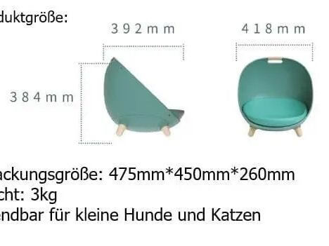 Gemütliches Kuschelnest – Bett für Katzen & kleine Hunde | MONTE PETS