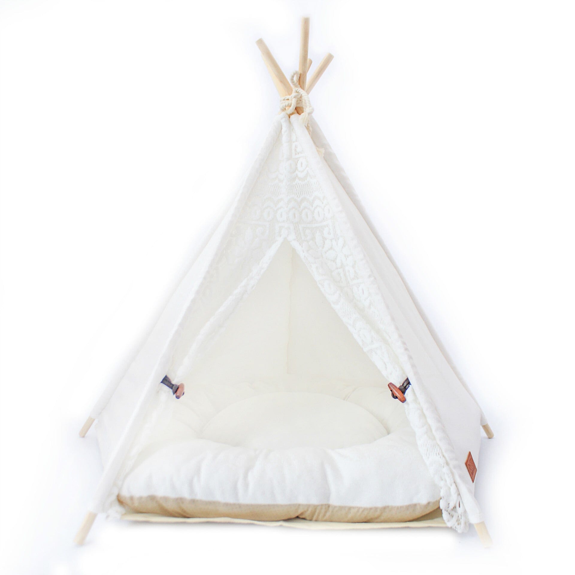 Haustier-Tipi - CozyTeepee - 50x50x60 cm MONTE-PETS Tipi mit Polstereinlage S 