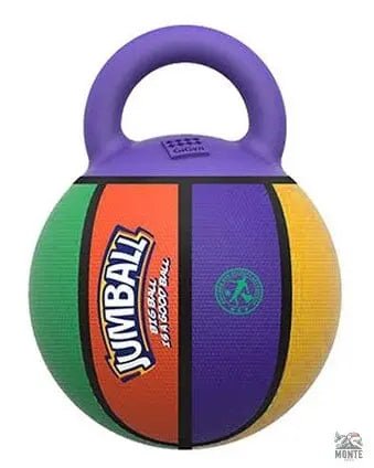 Jumball – Hundespielball mit Griff für Apportierspaß im XXL-Format | MONTE PETS