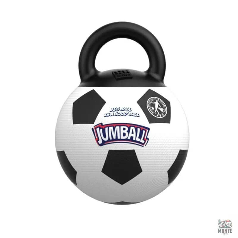 Jumball – Hundespielball mit Griff für Apportierspaß im XXL-Format | MONTE PETS