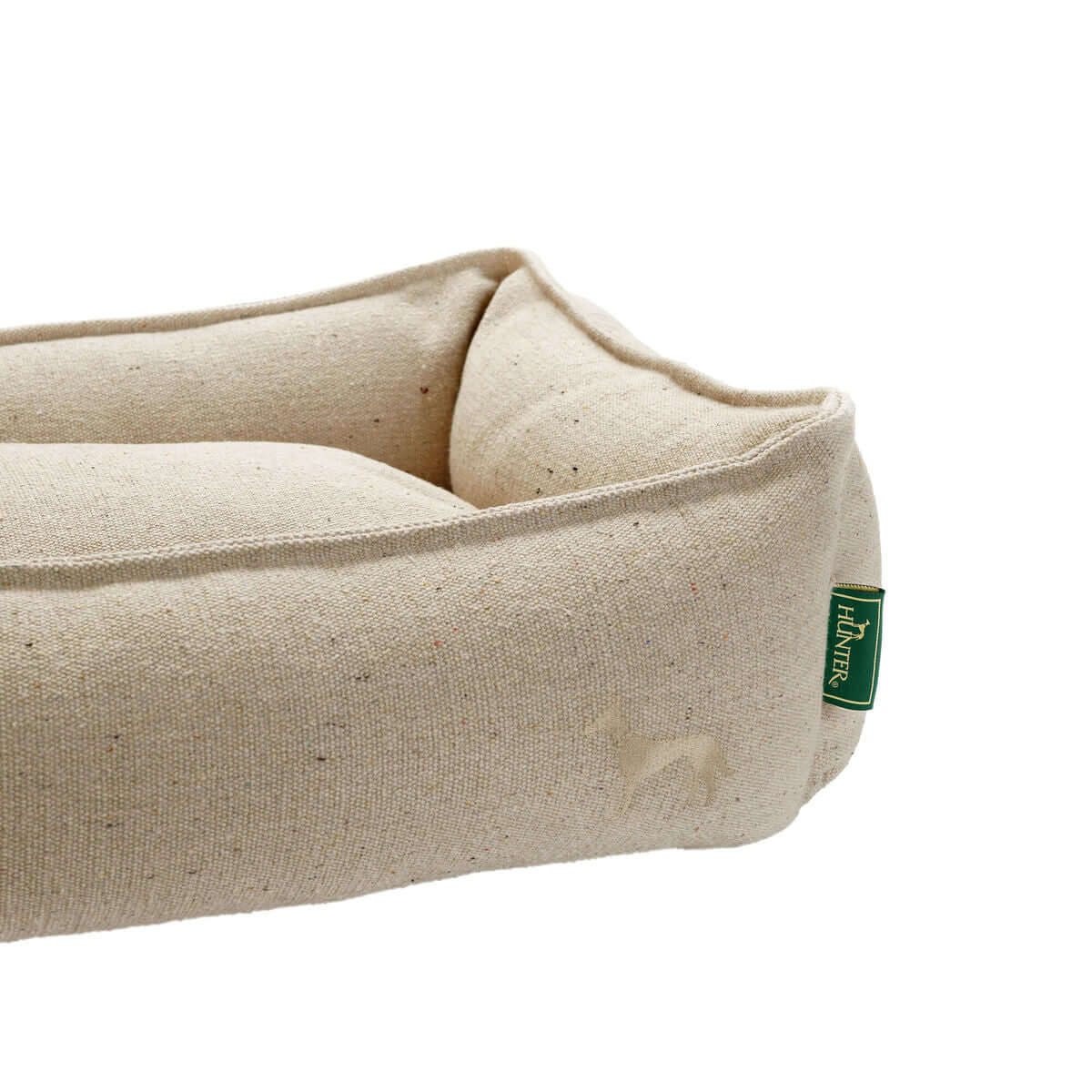Hunter Belluno Hundebett Beige 80x60 cm – Komfortbett für Hunde | MONTE PETS