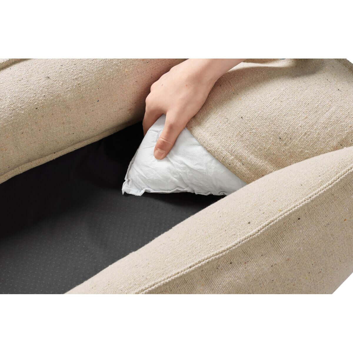 Hunter Belluno Hundebett Beige 80x60 cm – Komfortbett für Hunde | MONTE PETS