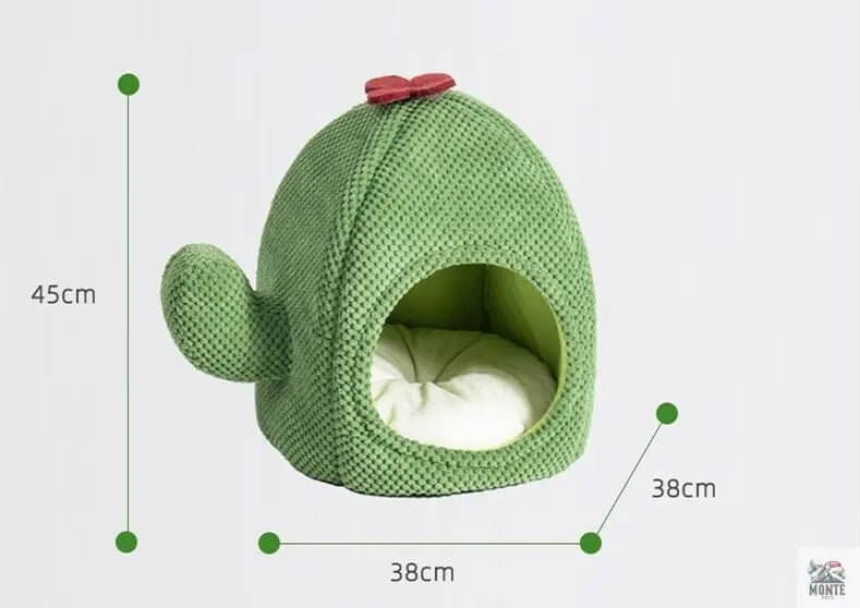 Kaktus Kuschelhöhle – Rückzugsort für Katzen & kleine Hunde | MONTE PETS