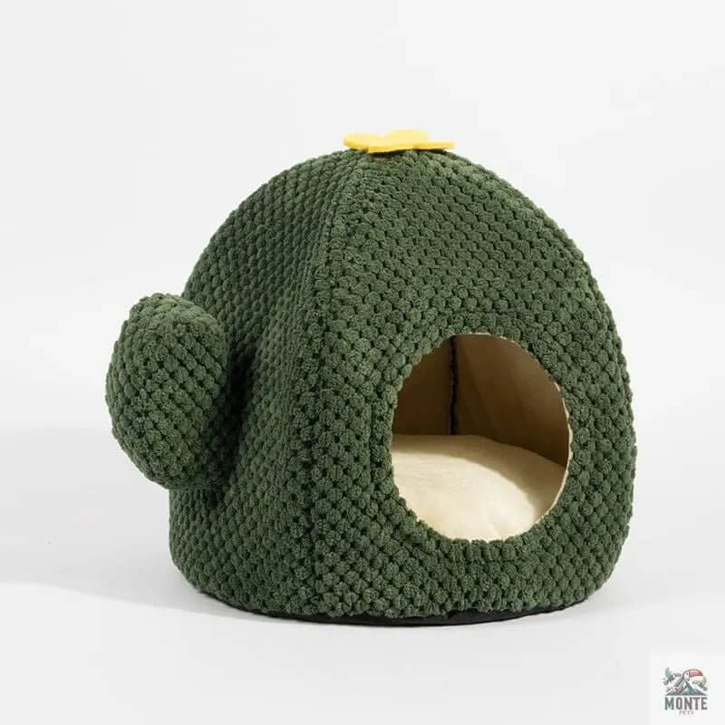 Kaktus Kuschelhöhle – Rückzugsort für Katzen & kleine Hunde | MONTE PETS