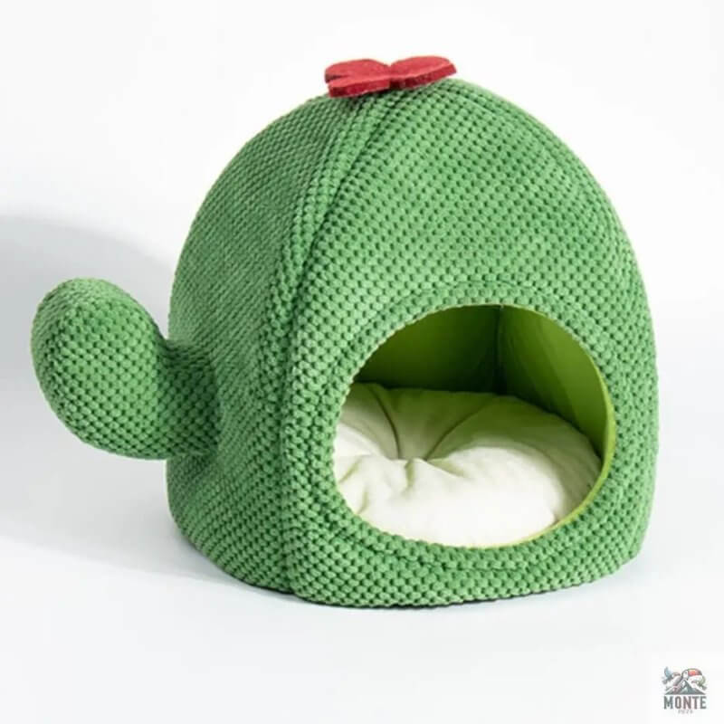 Kaktus Kuschelhöhle – Rückzugsort für Katzen & kleine Hunde | MONTE PETS