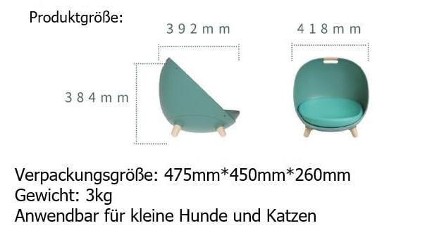 Katzenbett - Vier Jahreszeiten Komfort MONTE SHOP 