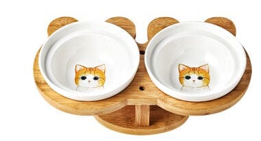 Keramik Katzen-Napf Set - Miau Deluxe MONTE-PETS 